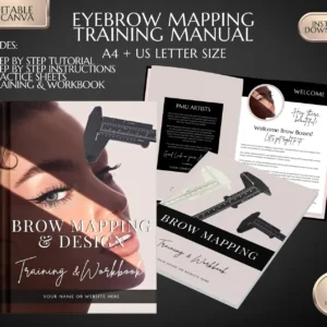 PMU Brow Mapping Techniques & Design Workbook